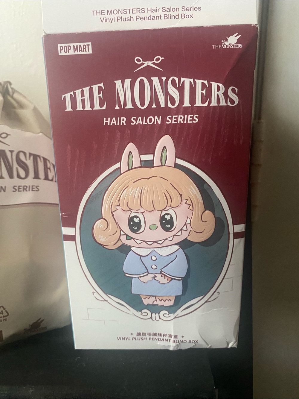 The Monsters Hair Salon Series Vinyl Plush - Pink & Blue